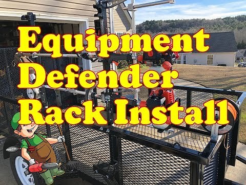 How to install Equipment Defender Trimmer Racks