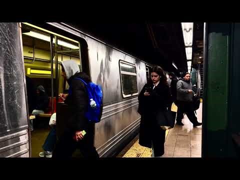 MTA New York City Subway Coney Island Bound Pullman Standard R46 (N) Express Train @ Atlantic Av