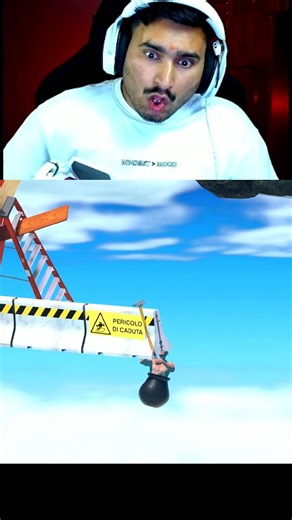 Successfully failed "getting over it" #ragegame #gettingoverit #trollgame #ragequit