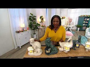 Indoor/Outdoor Illuminated Loving Lantern by Valerie on QVC