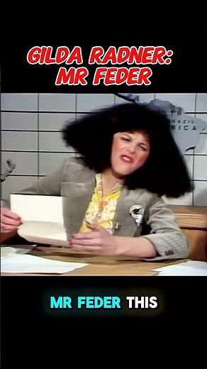 Gilda Radner (Roseanne Roseannadanna) responds to Mr Feder From Fort Lee, NJ. #SNL #comedy