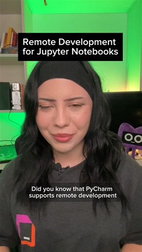 ⚡️ Run your #Jupyter notebooks on powerful remote machines – right from PyCharm!  Connect via SSH  Work with full editor parity and interactive outputs Get started today with remote development for Jupyter!  https://jb.gg/2oeiid  | PyCharm, a JetBrains IDE | Facebook