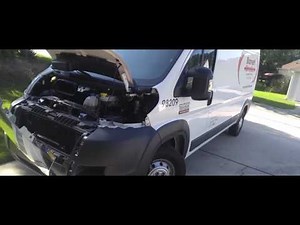 Guide to replacing the front bumper of the RAM Promaster