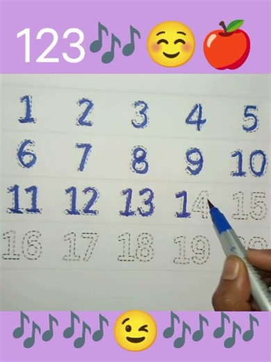 123 kids tutorial counting video Ginti