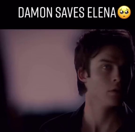 Damon Saves Elena on the Bridge | Vampire Diaries Scene