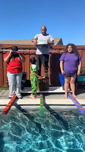 32K views · 380 reactions | Walk the plank challenge #pool #dontfallin #poolgames #swimmingpool #foryou #viral | Izzyandmarysdad | Facebook