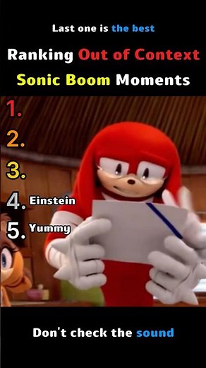 Ranking Funniest Sonic Boom Moments 😂