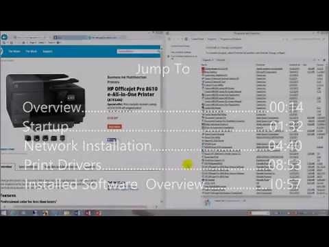 HP Officejet Pro 8610 Software & Network Installation