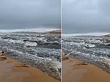 Narrabeen Lagoon entrance flooded during Sydney storm