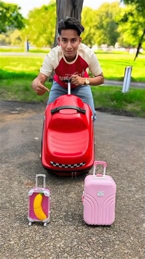 Duita Suto And Boro Suitcase Vs Ekta Big Red Colour Suitcase Unboxing Testing