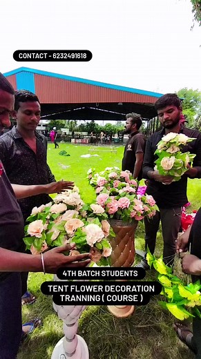 Tent & Flower Decoration Tranning ( Course ) Day - 08 Batch - 4th...