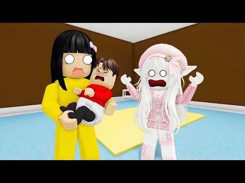 Mio and Baby Celine Make Yuta a Cute Little Baby! Yuta Keeps Crying | ROBLOX