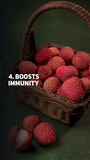 5 Health Benefits Of Litchi #shorts