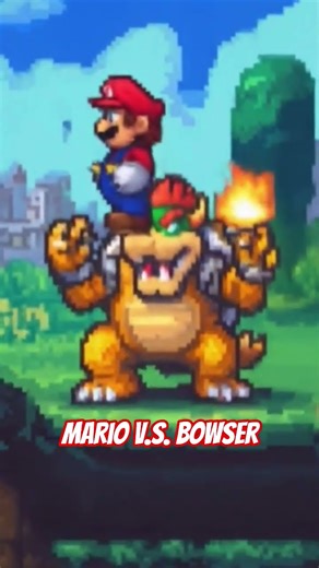 AI Creates Super Mario Fighting Game #supermariobros #smashbros #ai