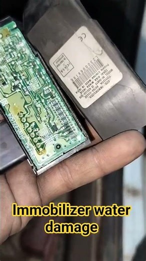 Immobilizer water damage B279A B2799 #etioslongstart #shorts #mechanic #electrician