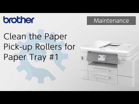 Clean the Paper Pick-up Rollers for Paper Tray #1 [Brother Global Support]