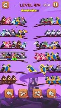 Bird Sort 2 Level 474 Solution | #birdsort #birdsortpuzzle #birdsortcolorpuzzle #birdsortcolor