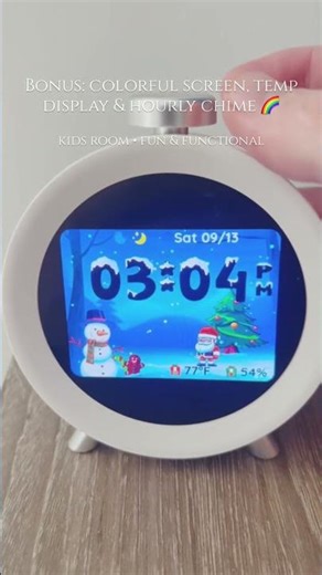 Alarm Clock for Heavy Sleepers, White Noise Machine, Programmable Alarms