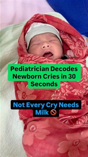 Why Is My Newborn Crying? 5 Types of Baby Cries Every Parent Must Know #newborn #newmom