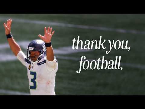 Russell Wilson's emotional farewell to the field ❤️