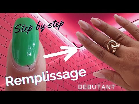 10 étapes pour faire son REMPLISSAGE - ongle en gel - débutant