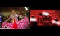 Mix of 2 videos from youtube : anti nightcore bad romance & song for the stupid raver shithead