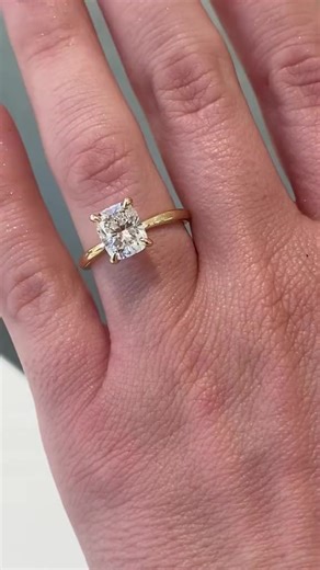 Curating that perfect wedding ring stack for a cushion cut diamond. 💍✨ Start your stack: https://bit.ly/42g6az5 #brilliantearth #weddingringset #weddingringstack #ringstacking #diamondring #cushiondiamondring #engagementring #diamondring #recycledgold | Brilliant Earth