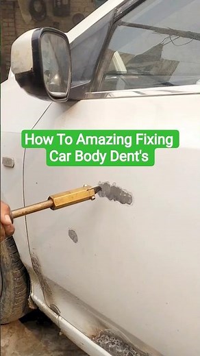 How To Amazing Fixing Car Body Dent's Dent Puller Machine #automobile #dentrepair #dentpuller