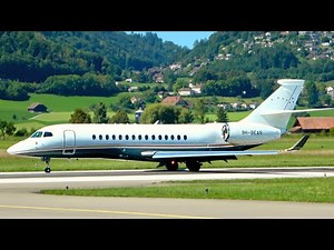 ✈️ Brand New Dassault Falcon 6X 9H-BEAR: Landing & Take-Off in Bern! 🇨🇭