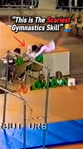 That Second Skill Was So Scary 😱 #gymnastics #bars #skills #gymnast