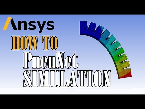 Ansys Hyperelastic Soft Pneumatic Actuator FEM Simulation Tutorial / Soft Robotics Simulation