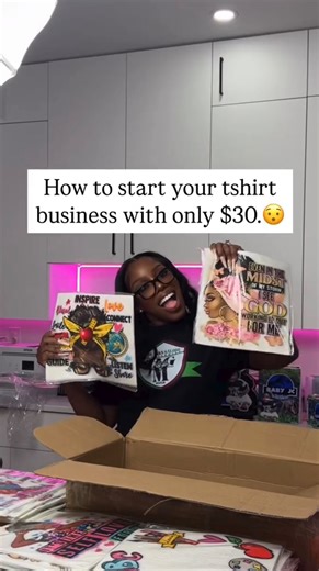 Let me show yall how to start a T-SHIRT BUSINESS FOR ONLY $30??? Yup. You read that right. Lemme break it ALL the way down ⬇️ ✅1st Go on Amazon and grab you a Fancier Studio Heat Press. They got a payment plan y’all just $17.42/month. Stop playin. ✅2nd 👕 Then hit up the t-shirt vendor I’m going to give y’all…and buy your T-shirts for $0.95 each. Yes, NINETY-FIVE CENTS. ✅3rd 🎬 Then get your DTF transfers for just $1 each from the plug Im going to give y’all So boom. $30 or less. That’s all you