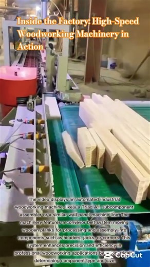 Inside the Factory: High-Speed Woodworking Machinery in Action