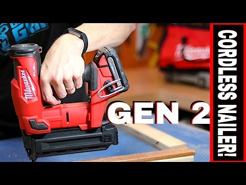 MILWAUKEE FUEL M18 18GA BRAD NAILER KIT REVIEW // GEN 2 // 2746-21CT