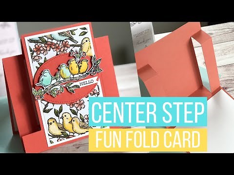 How To Make a Center Step Fun Fold Card