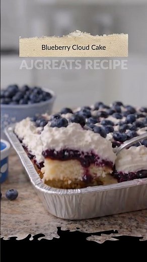 Blueberry Cloud Cake