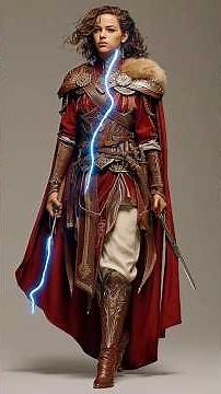 Stunning ai AI Art | Fantasy & Sci-Fi Female Mythical/Futuristic Character Design | Cinematic Short.