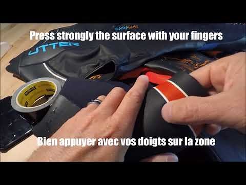 reparer sa combinaison de triathlon ou swimrun