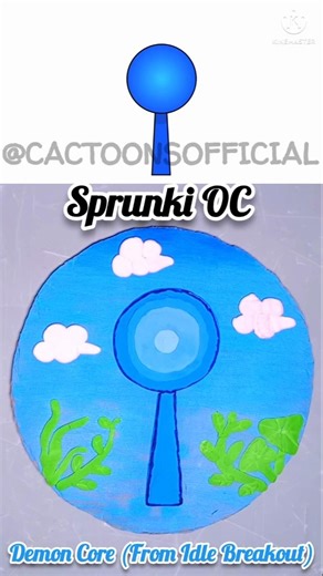 My Sprunki OC : Demon Core (From Idle Breakout) Phases 1 #shorts #sprunki #incredibox #clayart #fyp