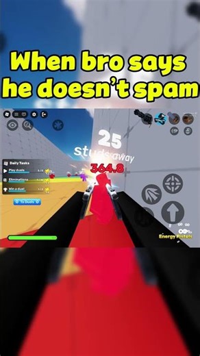 When bro says he doesn’t spam😭 #roblox #shorts