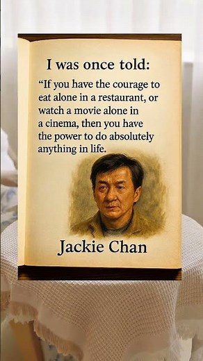 If You Can Do This Alone, You Can Do Anything | Jackie Chan Motivation