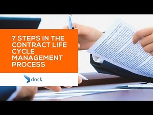 7 Steps in the Contract Life Cycle Management Process