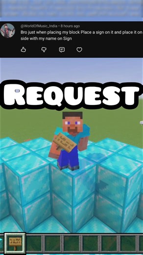 I Gave This Subscriber His OWN Diamond Block 😳💎