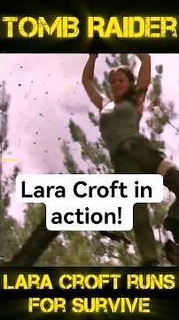 Lara Croft in action! | Tomb Raider #actionmovies #bestmovies #movieclips #moviescenes #filmshorts