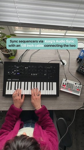 6.8K views · 62 reactions | The minilogue xd & the volca sample2 are the perfect matches for eachother ✨ Here's a simple beat from the volca sample 2 to accompany some sweet lo-fi chords from minilogue xd. You can sync up both sequencers via Korg’s Audio Sync (all you need is an 1/8 inch cable between the two ) and add some layers and variation for live performance . #miniloguexd #volcasample2 #lofi #sounddesign | KORG US | Facebook
