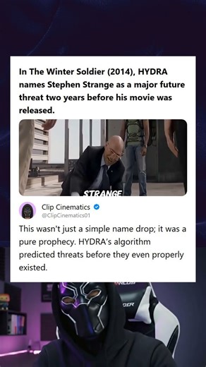 The Winter Soldier 2014 HYDRA Names Stephen Strange as a Threat Two Years Before His Movie