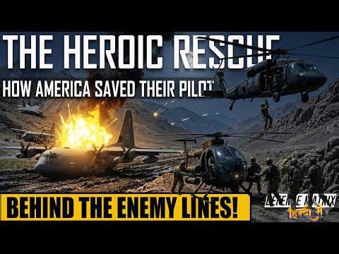 The Heroic Rescue of the American Pilot from Iran | हिंदी में