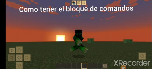 Cómo tener un bloque de comandos en Crafting and Building