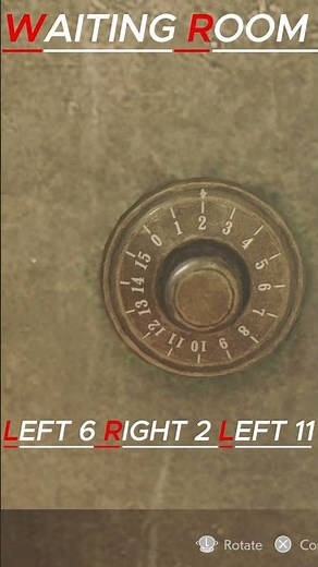 All safe code resident evil remake 2 #residentevil2remake #gaming