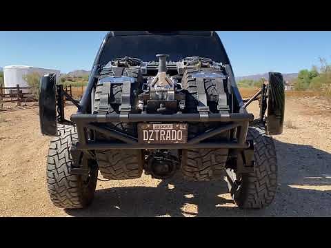 Chevy Prerunner back half, bed cage, long travel, suspension